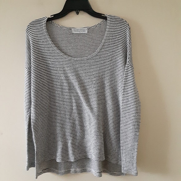 Project Social T Light Knit Striped Sweater Sm - Picture 8 of 8